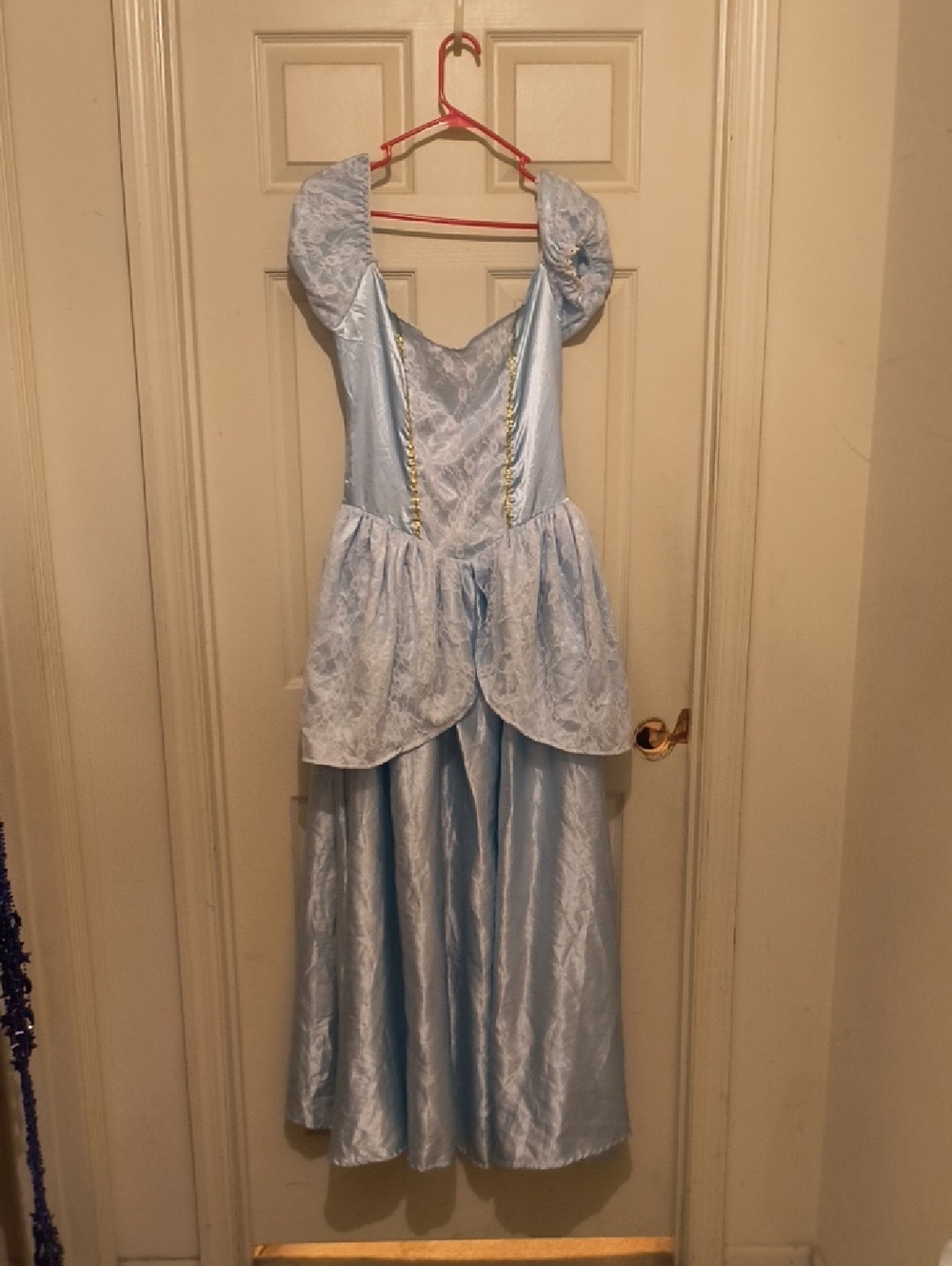 Light Blue Lace Princess Dress - Picture 4 of 4